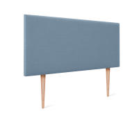 DHOME Cabecero de Lino Natural Liso Cabezal Tapizado Cama Dormitorio Moderno Top Trending (Azul Lino) - details 5