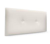 DHOME Cabecero de Polipiel o Tela AQUALINE Pro cabeceros Cabezal tapizado Cama Lujo (Blanco Hueso Polipiel) - details 0