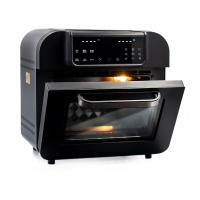 Ostarkdom Freidora Horno 16L/6L/5Lopcion dual cook, freidora de aire sin aceite, Horno tostador, Pantalla táctil, 1500W, Capacidad 16 Litros, regulable hasta los 230°, temporizador hasta 2 horas, 9 recetas disponibles, accesorios incluido"Tamaño Elegible" - details 4