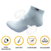 Aicasa Calcetines Cortos de Algodón para Mujer y Hombre ,Calcetínes tobillero , Transpirables para Verano y todo los dia Pack 12Pares Gimnasio/Padel/Deporte/Correr/Futboll - details 1