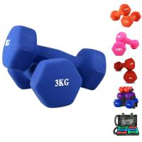 ALLINLIFE MANCUERNAS CON RECUBRIMIENTO DE NEOPRENO (SE VENDEN POR PAR Y JUEGO),1KG, 1.5KG, 2KG, 3KG, 4KG, 10KG, 12KG, PARA GIMNASIO EN CASA - details 1