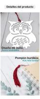 Pack de 12 a 42 unidades de marcapáginas para libros, Marcapáginas de búho, regalos para bodas invitados originales, detalles bautizo para invitados, recordatorios de boda para invitados, bodas ideas, Regalantes.com - details 1