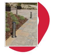 Novolux Lighting- Baliza exterior 45cm - Galerna, uso exterior, color inox, inox aisi, E27,18W, IP44, exterior - details 3