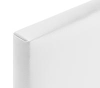 DHOME Cabecero de Polipiel o Tela AQUALINE Pro cabeceros Cabezal tapizado Cama Lujo (Blanco Polipiel) - details 5
