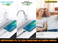 Cargador Rápido 25W USB C para Samsung Galaxy y Iphone - details 4