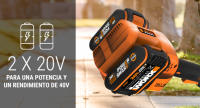 Worx WG183 Cortabordes y perfiladora a batería de 40V con ancho de corte de 33 cm (batería y cargador no incluidos) - details 6