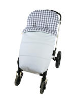 Citybebe Saco Silla Paseo Vichy Polipiel Resistente a arañazos, con cremalleras laterales - details 2