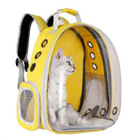 Mochila Transportín para Mascotas, Bolsa de Transporte Ventilada Portátil para Cachorros, Mochila de Viaje para Mascotas, Bolso Transparente para Todo Tipo de Mascotas, Asas Ajustables, Fácil de Transportar - details 1