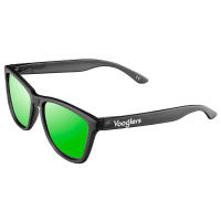 VOOGLERS - POLARIZED UNIQUE Vulcano Meadow Gafas de Sol Polarizadas Para Hombre y Mujer Unisex, UV400, Cristales Lentes de Espejo Verdes, Moda / Verano, Montura Negra Mate - details 3