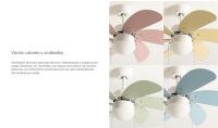 CREATE- Ventilador de Techo 53W Silencioso Ø86 cm - 3 velocidades, función verano / invierno  - WINDLIGHT EASY AC - details 6