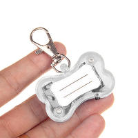 Colgante luminoso LED para perro mascota gato hueso con iluminación para collar paseos nocturnos - details 4