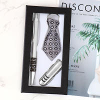 Pack de 6 a 30 unidades de Set de boligrafo, navaja y llavero de corbata, regalos para bodas invitados originales, detalles bautizo para invitados, recordatorios de boda para invitados, bodas ideas, Regalantes.com - details 2