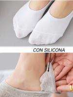 Calcetines pinkies con Silicona - invisible antideslizante - liso para mujer - 12 pares - details 3