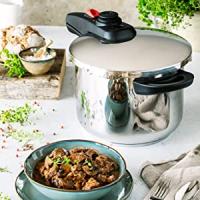 Bra - Olla a Presión Mod. Allure, De 4 y 9 Litros, Acero Inoxidable, Apta Todo Tipo de Cocinas, Fondo Difusor, Cierre Deslizante Seguro - details 0