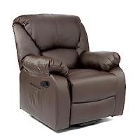 Eco-De Sillón de Masaje Relax Monaco, 10 Vibromotores Ondulantes, Reclinación 160º, Función Calor, Programas Auto, Vibro Ondulación, A++, ECO-8590 (Marrón) - details 4