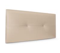 DHOME Cabecero de Polipiel o Tela AQUALINE Pro cabeceros Cabezal tapizado Cama Lujo (Beige Polipiel) - details 0