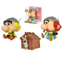 Plastoy-Figure Astérix & Obélix Hucha Chibi 16cm - details 0