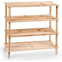 ARISE SHOP-Zapatero Madera 2-3-4Pisos Diseñado en España, Banco Zapatero, Mueble Zapatero de Madera de 3 Niveles, Medidas: 63x26x48.5 cm - details 3