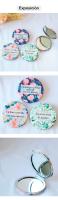 Pack de 6 a 24 unidades de Espejo de bolsillo, 3 modelos florales, Decorados con frases, Detalles invitados para bautizo, Detalles para bodas invitados, Detalles dama de honor, Recuerdos de boda, Regalantes.com - details 3