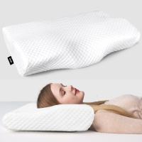STARLEY-Almohada Cervical Antirronquidos, Viscoelastica, 60x35x10, Memory Foam, con  Funda de Algodón, Hipoalergénica - details 0