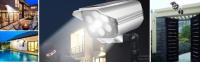 MAGIC SELECT Luz Solar 77leds con Sensor de Movimiento para Prevenir Robos y Ahuyentar Ladrones. Diseño Realista de Cámara de Seguridad con 3 Modos de Uso y Control Remoto. Iluminación de Exteriores de Alta Calidad. - details 0