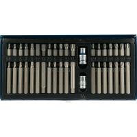 40 PUNTAS TORX,XZN Y HEXAGONALES(ALLEN) ADAPTADORES PARA CARRACA CAJA METALICA - details 1