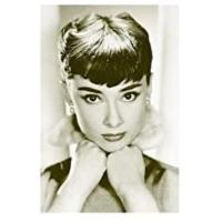 MAXI POSTER AUDREY HEPBURN EN COLOR SEPIA 61 x 91,5 cm - details 0