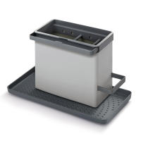 Organizador Fregadero TIDYTEX Color Gris Escurridor Estante de Almacenamiento Soporte de Esponja Caja de Drenaje Accesorios de Cocina - details 1