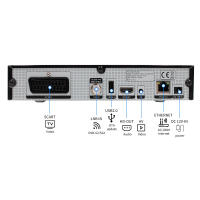 Ostark AS2X, Receptor de satélite, DVB-S/S2/S2X, Satelite con puerto scart, RJ45, Usb wifi incluido - details 1