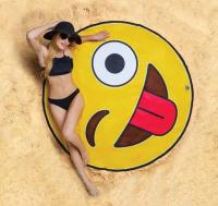 BigMouth TOALLAS MANTA DE PLAYA PISCINA PICNIC MONTAÑA  GIGANTES CON DIVERTIDAS FORMAS: HAMBURGUESA, PIZZA, EMOTICONO, PAZ, COCTEL, PIÑA, SANDÍA, PLATANO, FRESA - details 3