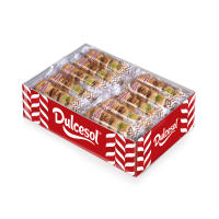 Dulcesol cañas rellenas de crema, cabello de ángel, chocolate...Elige las cañas Dulcesol con el relleno que más te guste envueltas individualmente para disfrutarlas dónde más te apetezca- Cajas de 2 a 2,8 Kg aprox - details 2