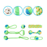 Juguetes de cuerda para morder para perros, juguetes para morder para cachorros, cuerdas de algodón lavables, juguetes para perros pequeños a medianos - details 0