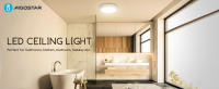 Aigostar Lámpara de Techo LED 24W Plafón LED Techo luz blanco calida 3000K para Cocina Sala de Estar Dormitorio Pasillo - details 0
