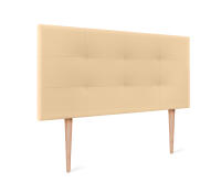 DHOME Cabecero Capitone Tapizado Polipiel o Tela Acualine con 8cm de Grosor Cabezales de Cama Acolchado Capitoné Cabeceros de Cama (Vainilla Polipiel) - details 6