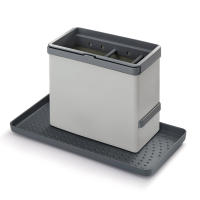 Organizador Fregadero TIDYTEX Color Gris Escurridor Estante de Almacenamiento Soporte de Esponja Caja de Drenaje Accesorios de Cocina - details 2