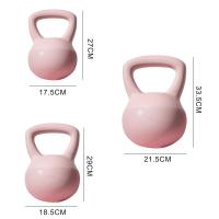 ALLINLIFE Hot Selling Home Fitness Pesa Rusa 2kg, 4kg, 6kg, 8kg, 10kg, 12kgTraining Gym Strength Floor Protect PVC iron sand Soft Kettlebell,Superficie de Caucho Blando Pesa - details 2