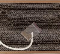 COTTECOTA-Rascador para gato 38 x 12.5 x 2 cm Alfombrillas de Cartón Rascador de Gato para gatos de interior Alfombrillas Rectangular de Cartón Corrugado para Rayar Juguete rascador Carton Alfombrilla con Catnip Ref 51072 - details 1