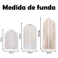 Aicasa Fundas de Ropa Transparentes con Cremallera para Viaje y Almacenamiento de Prendas de Vestir en 3 Tamaños - details 2