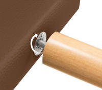 DHOME Cabecero de Polipiel o Tela Acualine con 2 Hileras de Botones Colores Cabezal Tapizado Cama Lujo (Arcilla Polipiel) - details 9