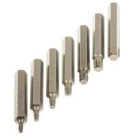 40 PUNTAS TORX,XZN Y HEXAGONALES(ALLEN) ADAPTADORES PARA CARRACA CAJA METALICA - details 5