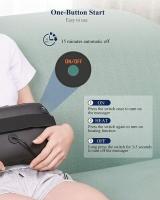 Masajeador de cuello y espalda, Almohada de Masaje Relajante con función de Calor y rotación de 360°, MaxKare XKMP 142A, Shiatsu para Hombros y Espalda, Incluye cinturón de extensión, Masaje para el Cuello - details 2