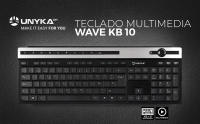Unykach Teclado Multimedia A2930, Tecla Plana de Membrana con 105 Teclas+12 Multimedia, Conexión USB, Disposición QWERTY Español - details 0