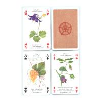 Heritage Playing Card Co Heritage Baraja de Poker Didáctica Inglés Gatos Perros Caballos Animales Mariposas Pájaros Fósiles Especias Peces Frutas Hierbas Faros Árboles Gemas Minerales Delfines Ballenas Setas Insectos Arañas Indios Rosas Salvajes Fauna - details 81