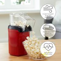 Máquina de hacer palomitas para el hogar, potente preparación rápida sin grasa con aire caliente, 1200w, incluye vaso medidor Envio desde España - details 3