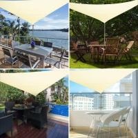 Toldo de Vela Triangular 3,6x3,6x3,6 m + bolsa Vela, Protección Rayos UV, Toldo Resistente e Impermeable para Patio Exteriores, Jardín - details 3