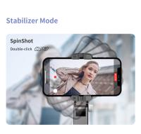 Estabilizador de Movil,Estabilizador de Cardán con Luz para Video de Vlog/Youtube/TikTok con Inalámbrico rotación automática de 360° y Modo de Escena con App - details 15
