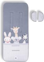 Various Colchoneta Silla Paseo,Colchoneta Para Silla De paseo Universal, funda carro bebe universal, Transpirable Ideal Para Verano Cochecitos y Asiento de Carro(Leon ,Sirena , Mickey Mouse, Minnie,Vichy,Animales Rosa y Grises,Dragon,Jirafa Star) - details 5