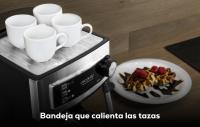 Cafetera Cecotec Power Espresso 20, Máquina de café expresso, 20 bares, 850 W, vaporizador, 2 tazas, superficie calienta tazas, indicadores luminosos, acero inoxidable - details 2