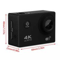 Cámara de Acción para deportes, videocámara deportiva resistente al agua, 4K, Full Hd, Go Pro, casco subacuático, Dv, cámara de píxeles para fotos - details 0