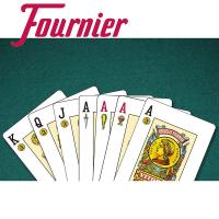 Fournier Baraja poker español de 55 cartas Juego mesa Jugar Rabino Ramundino Canasta Remigio Familia Adultos Camping Piscina Playa En celofán Reverso rojo o azul Calidad media Casino Divertido Diversión 3 monos o jokers Bufón - details 3